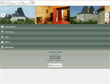 Tablet Screenshot of chateau-normandie.com